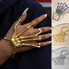 Laden Sie das Bild in den Galerie-Viewer, Totenkopf-Knochen-Ring-Armband