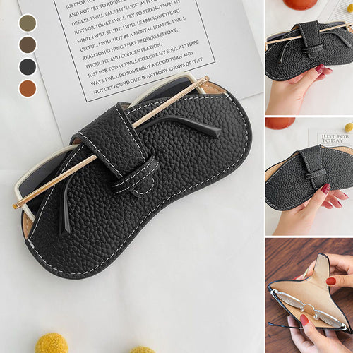 Stylische Ledertasche für Brillen