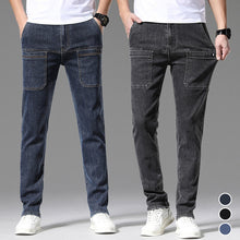 Laden Sie das Bild in den Galerie-Viewer, Stretchjeans für Herren mit mehreren Taschen