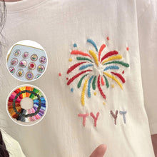 Laden Sie das Bild in den Galerie-Viewer, Kleiner Blumenrahmen Stickereiset