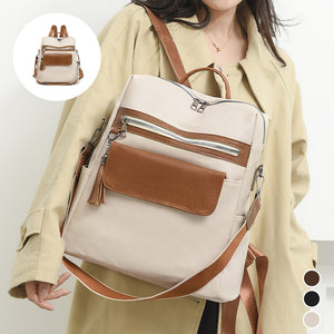 Lässiger Damenrucksack aus weichem Leder