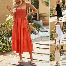 Laden Sie das Bild in den Galerie-Viewer, Temperament und Eleganz reiner Farbe Mantel langes Kleid