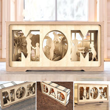 Laden Sie das Bild in den Galerie-Viewer, Mutter und Kind - Muttertagsgeschenk aus Holz
