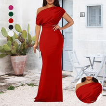 Laden Sie das Bild in den Galerie-Viewer, Ärmelloses, schulterfreies Kleid