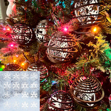 Laden Sie das Bild in den Galerie-Viewer, ❄3D-Doppelspiral-Schneeflocken | Weihnachtsschmuck