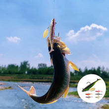 Laden Sie das Bild in den Galerie-Viewer, Bleikopfhaken T-Tail Köder, 6 Stk