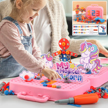 Laden Sie das Bild in den Galerie-Viewer, Elektrischer Schraubenwerkzeugkasten für Kinderspielzeug
