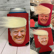 Laden Sie das Bild in den Galerie-Viewer, Lustige Dosen-Kühlerhüllen mit Trump-Haar