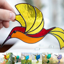 Laden Sie das Bild in den Galerie-Viewer, Farbenfrohe Kolibri-Windspiele aus Acryl
