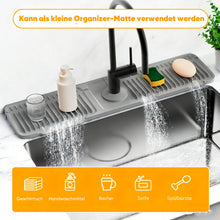 Laden Sie das Bild in den Galerie-Viewer, Abgewinkelte Spritzschutz-Matte für den Wasserhahn