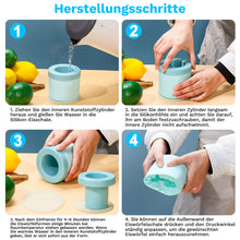 Laden Sie das Bild in den Galerie-Viewer, Zylindrische Eiswürfelform aus Silikon