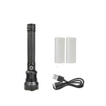 Laden Sie das Bild in den Galerie-Viewer, Wiederaufladbare taktische LED-Laser-Taschenlampe