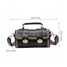 Laden Sie das Bild in den Galerie-Viewer, Mini Boston Bucket Bag mit Schulterriemen