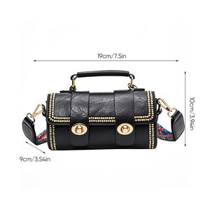 Mini Boston Bucket Bag mit Schulterriemen