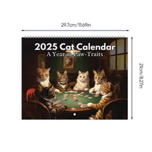 Laden Sie das Bild in den Galerie-Viewer, Ikonische Katzenkunst 2025 Kalender