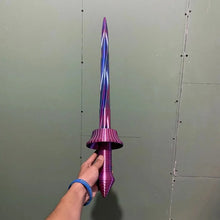 Laden Sie das Bild in den Galerie-Viewer, 3D-gedrucktes einziehbares Spiralschwert