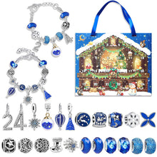 Laden Sie das Bild in den Galerie-Viewer, 24 Tage Countdown-Kalender DIY Weihnachten Adventskalender Armbänder Set