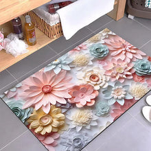 Laden Sie das Bild in den Galerie-Viewer, 3D-Blumen-Fußmatte