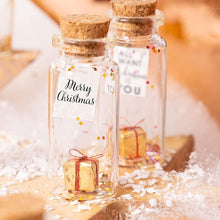 Laden Sie das Bild in den Galerie-Viewer, Weihnachtskarte in einer Flasche