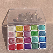 Laden Sie das Bild in den Galerie-Viewer, 20 Farben Aquarellmalerei Set