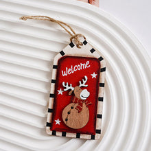 Laden Sie das Bild in den Galerie-Viewer, Weihnachtsdekoration Holzanhänger