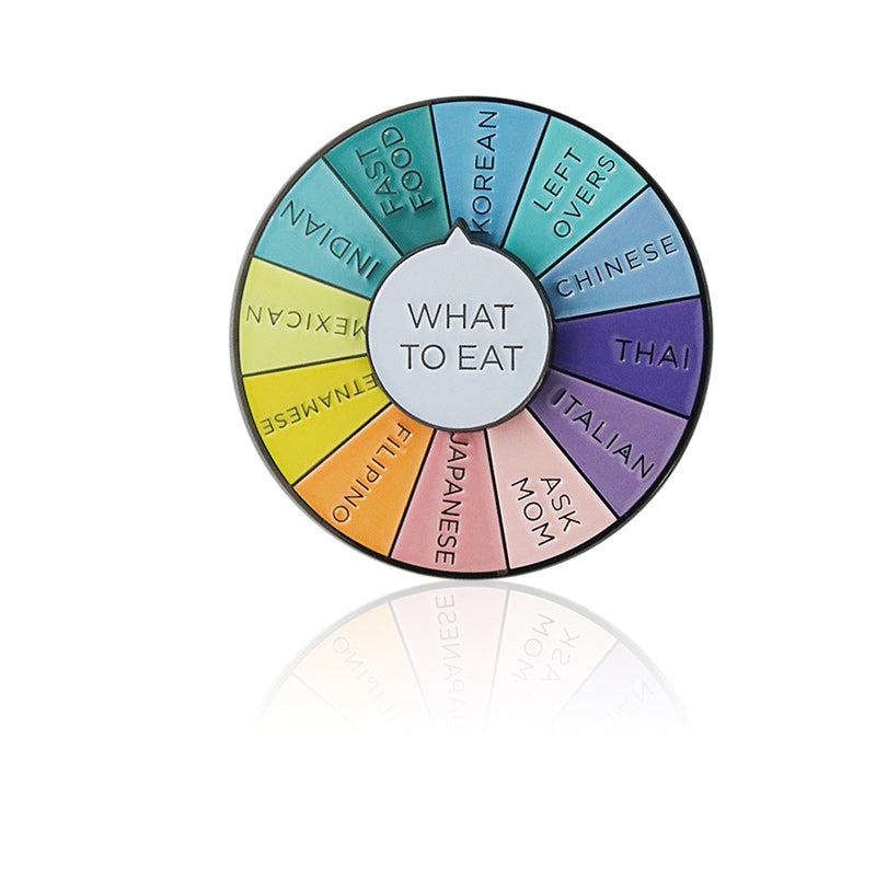 Kreative drehbare Roulette-Brosche