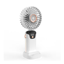 Laden Sie das Bild in den Galerie-Viewer, Tragbarer Ventilator mit Digitalanzeige