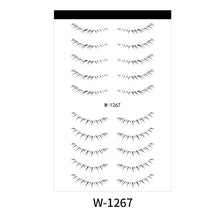 Laden Sie das Bild in den Galerie-Viewer, Untere Wimpern Tattoo Aufkleber Set