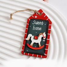 Laden Sie das Bild in den Galerie-Viewer, Weihnachtsdekoration Holzanhänger