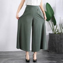 Laden Sie das Bild in den Galerie-Viewer, Weite Hosenbeine Damenrock Hosen