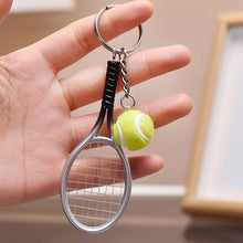 Laden Sie das Bild in den Galerie-Viewer, Mini-Tennisschläger Schlüsselanhänger