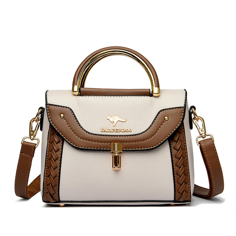 Damen Umhängetasche Handtasche mit Verschluß
