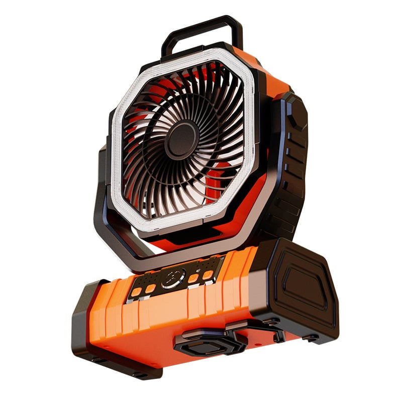 Wiederaufladbarer, beleuchtbarer USB-Ventilator
