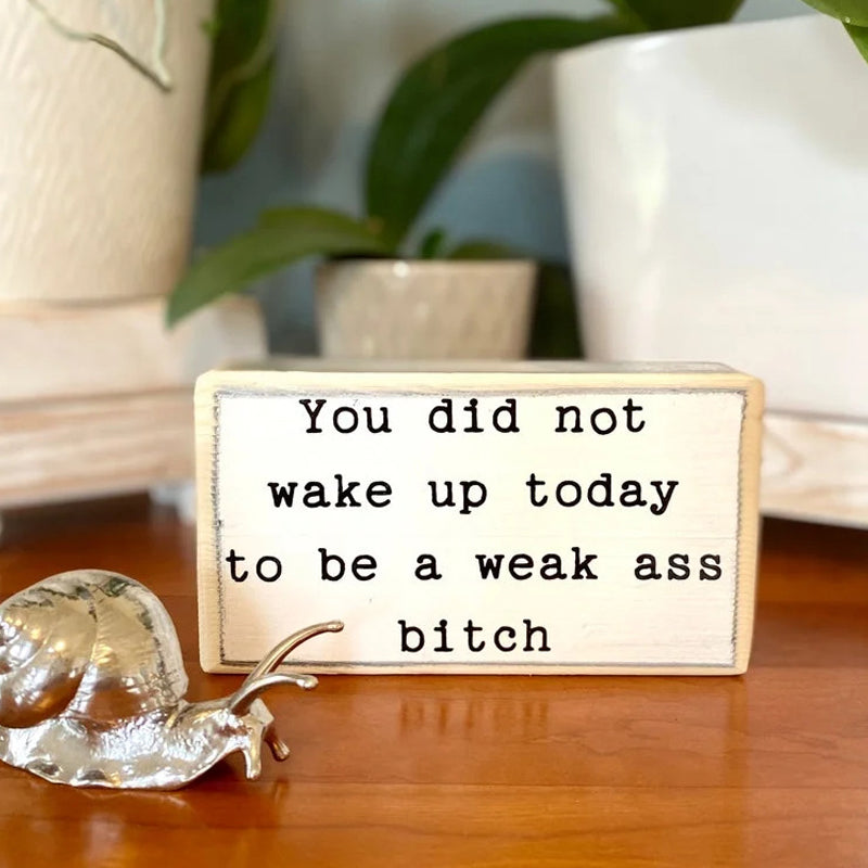 Englische Holztafel Ornament