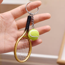 Laden Sie das Bild in den Galerie-Viewer, Mini-Tennisschläger Schlüsselanhänger