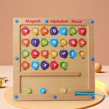 Laden Sie das Bild in den Galerie-Viewer, Magnetisches Alphabet-Labyrinthspielzeug für Kinder