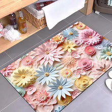 Laden Sie das Bild in den Galerie-Viewer, 3D-Blumen-Fußmatte