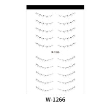 Laden Sie das Bild in den Galerie-Viewer, Untere Wimpern Tattoo Aufkleber Set