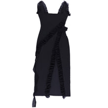 Laden Sie das Bild in den Galerie-Viewer, Trägerkleid mit Schlitz