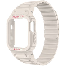 Laden Sie das Bild in den Galerie-Viewer, Integriertes magnetisches Silikonarmband der Apple Watch