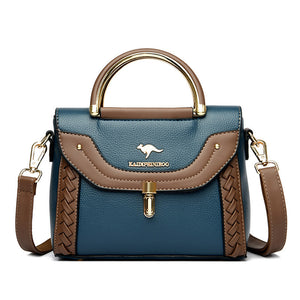 Damen Umhängetasche Handtasche mit Verschluß