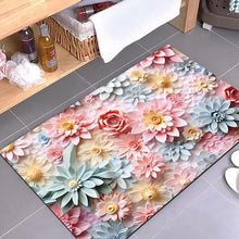 Laden Sie das Bild in den Galerie-Viewer, 3D-Blumen-Fußmatte