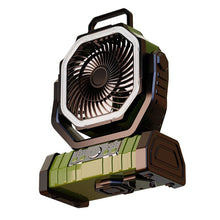 Laden Sie das Bild in den Galerie-Viewer, Wiederaufladbarer, beleuchtbarer USB-Ventilator