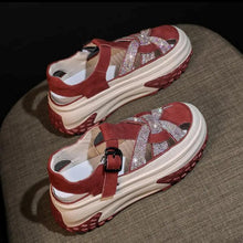 Laden Sie das Bild in den Galerie-Viewer, Sportliche Sandalen mit Künstliche Diamanten