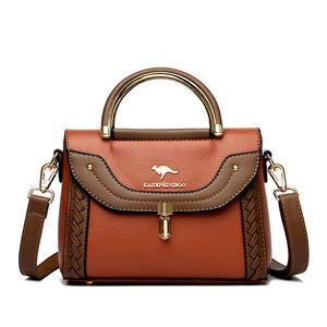 Damen Umhängetasche Handtasche mit Verschluß