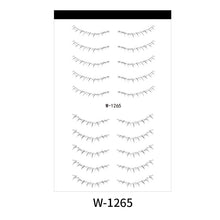 Laden Sie das Bild in den Galerie-Viewer, Untere Wimpern Tattoo Aufkleber Set