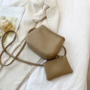 Einfache Crossbody-Umhängetasche
