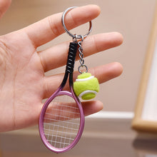 Laden Sie das Bild in den Galerie-Viewer, Mini-Tennisschläger Schlüsselanhänger