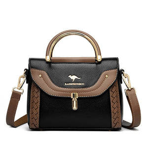 Damen Umhängetasche Handtasche mit Verschluß