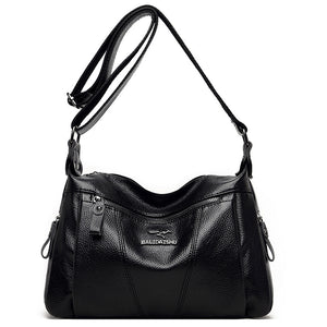 Große Kapazität Schulter PU-Leder Tasche